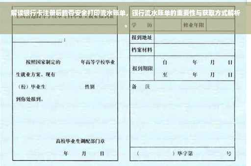 解读银行卡注册后能否安全打印流水账单,银行流水账单的重要性与获取方式解析。 解读银行卡注册后能否安全打印流水账单,银行流水账单的重要性与获取方式解析。