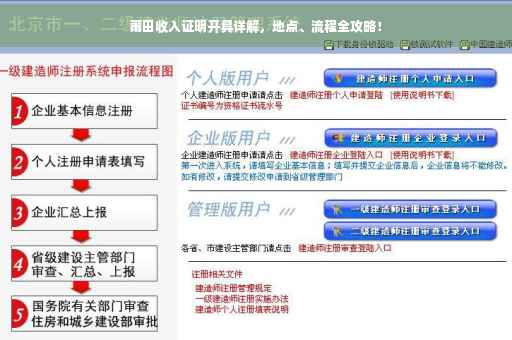 莆田收入证明开具详解，地点、流程全攻略！