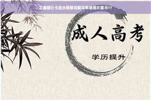 工商银行卡流水明细详解与账单图片展示??