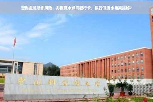 警惕金融欺诈风险，办假流水影响银行卡，银行假流水后果揭秘?