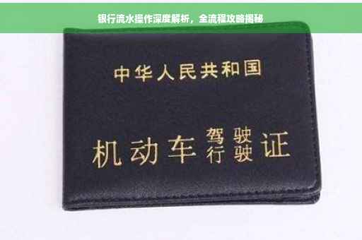 银行流水操作深度解析，全流程攻略揭秘
