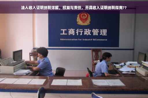 法人收入证明纳税详解，权益与责任，开具收入证明纳税指南??