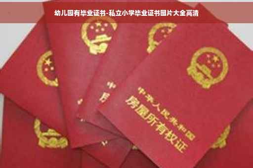 幼儿园有毕业证书-私立小学毕业证书图片大全高清