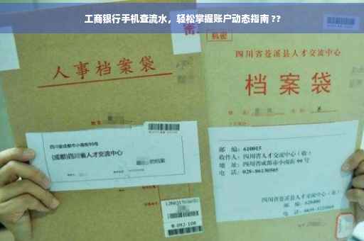 工商银行手机查流水，轻松掌握账户动态指南 ??