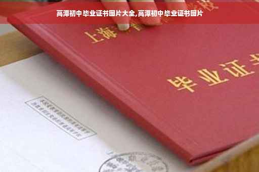 高潭初中毕业证书图片大全,高潭初中毕业证书图片