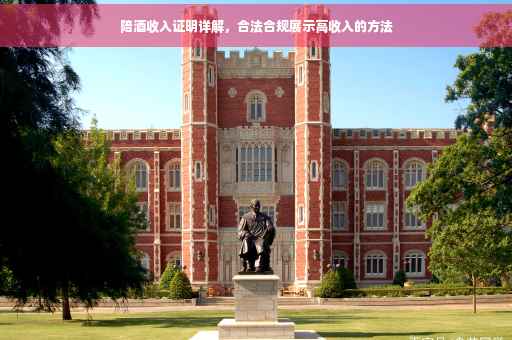 陪酒收入证明详解，合法合规展示高收入的方法