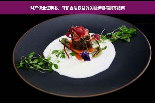 财产保全证明书，守护合法权益的关键步骤与撰写指南