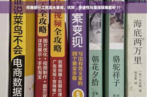 招商银行工资流水查询，优势、便捷性与查询疑难解析 ??
