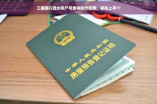 工商银行流水账户号查询操作指南，轻松上手??