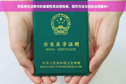 项目责任证明书的重要性及应用指南，撰写方法与实际应用解析?