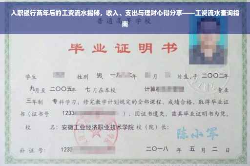 入职银行两年后的工资流水揭秘，收入、支出与理财心得分享——工资流水查询指南