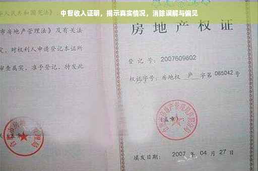 中智收入证明，揭示真实情况，消除误解与偏见
