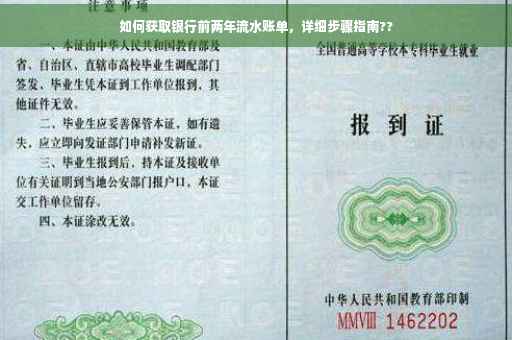 如何获取银行前两年流水账单，详细步骤指南??