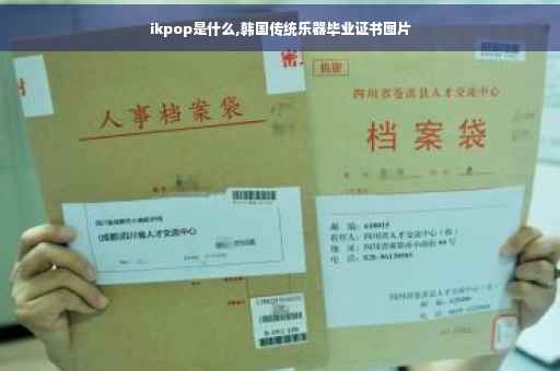 ikpop是什么,韩国传统乐器毕业证书图片