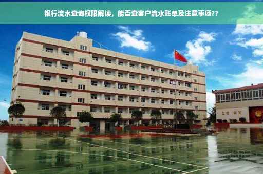 银行流水查询权限解读，能否查客户流水账单及注意事项??