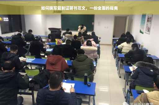 如何撰写复制证明书范文，一份全面的指南