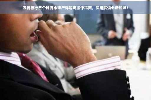 农商银行三个月流水账户详解与操作指南，实用解读必备知识！