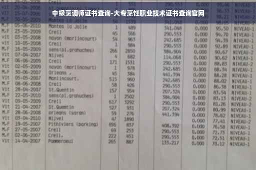 中级烹调师证书查询-大专烹饪职业技术证书查询官网
