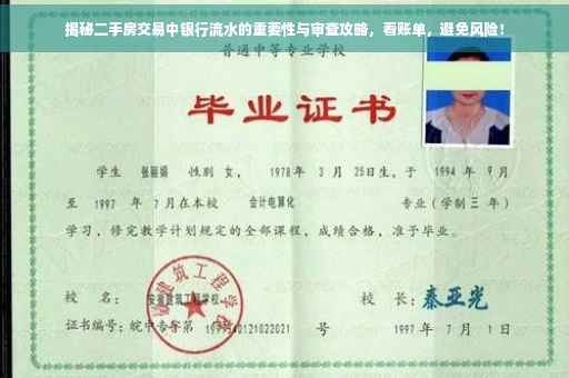 揭秘二手房交易中银行流水的重要性与审查攻略，看账单，避免风险！