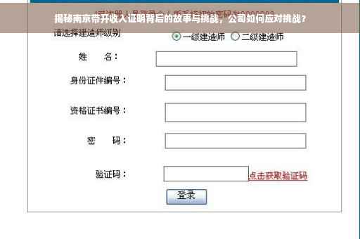 揭秘南京带开收入证明背后的故事与挑战，公司如何应对挑战？