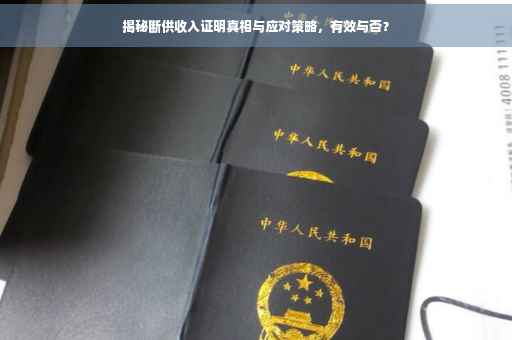 揭秘断供收入证明真相与应对策略，有效与否？
