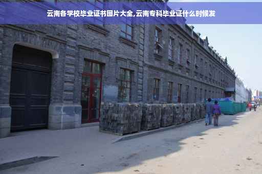 云南各学校毕业证书图片大全,云南专科毕业证什么时候发