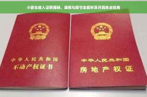 小轿车收入证明揭秘，真相与细节全解析及开具地点指南
