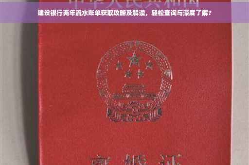 建设银行两年流水账单获取攻略及解读，轻松查询与深度了解?