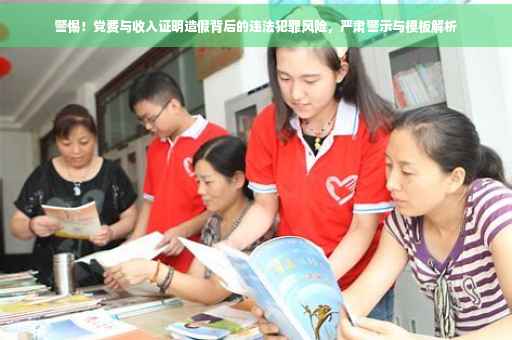 警惕！党费与收入证明造假背后的违法犯罪风险，严肃警示与模板解析