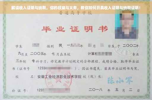 解读收入证明与纳税，你的权益与义务，教你如何开具收入证明与纳税证明！