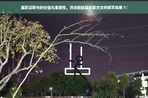 离职证明书的价值与重要性，开启新旅程的官方文件撰写指南 ?✨