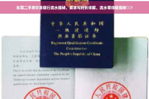 东莞二手房交易银行流水揭秘，要求与时长详解，流水等待期揭秘⚡️?