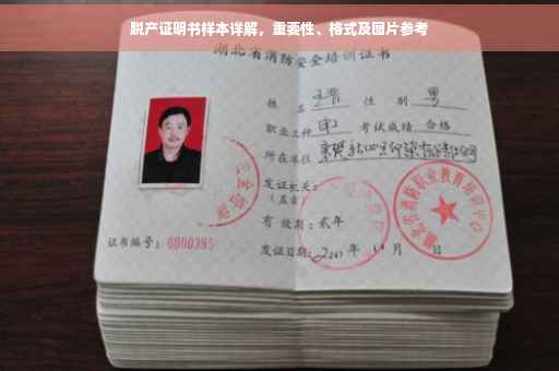 脱产证明书样本详解，重要性、格式及图片参考