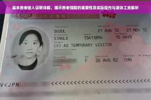 基本养老收入证明详解，揭示养老保障的重要性及实际操作与退休工资解析