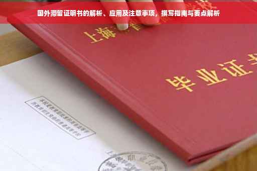 国外滞留证明书的解析、应用及注意事项，撰写指南与要点解析