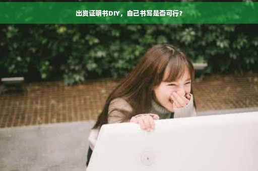 出资证明书DIY，自己书写是否可行？