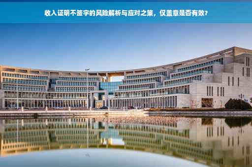 收入证明不签字的风险解析与应对之策，仅盖章是否有效？