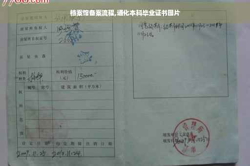档案馆备案流程,通化本科毕业证书图片