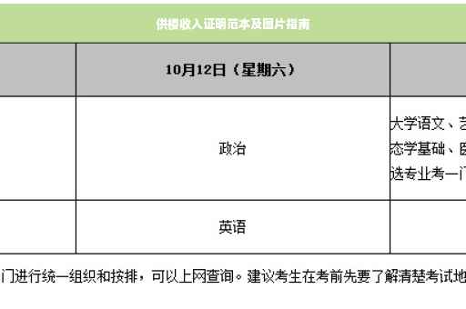 供楼收入证明范本及图片指南