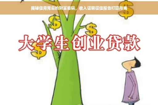 揭秘信用背后的财富密码，收入证明征信报告打印指南