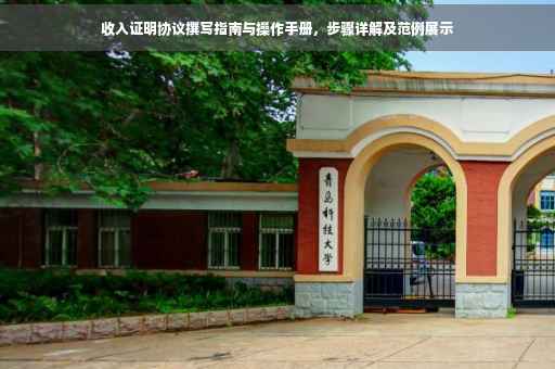 收入证明协议撰写指南与操作手册，步骤详解及范例展示