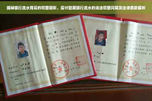 揭秘银行流水背后的犯罪阴影，探讨隐藏银行流水的违法犯罪问题及法律条款解析
