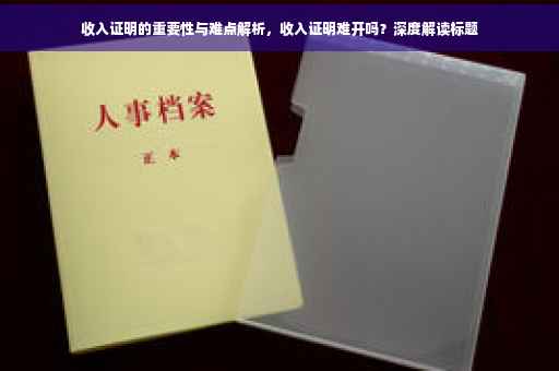 收入证明的重要性与难点解析，收入证明难开吗？深度解读标题