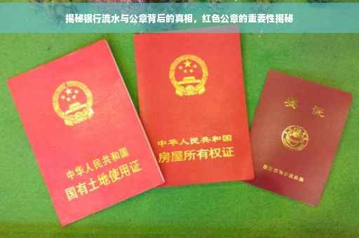 揭秘银行流水与公章背后的真相，红色公章的重要性揭秘