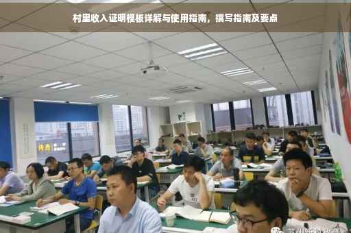 村里收入证明模板详解与使用指南，撰写指南及要点