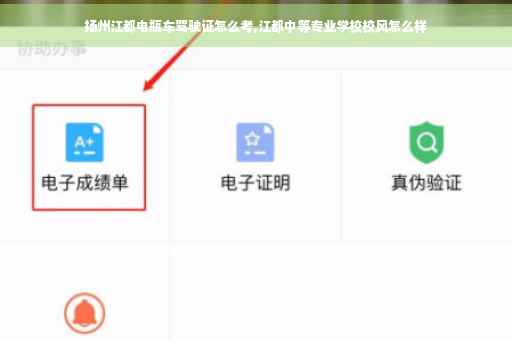 扬州江都电瓶车驾驶证怎么考,江都中等专业学校校风怎么样