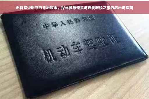 无食堂证明书的背后故事，探寻健康饮食与自我救赎之旅的启示与指南