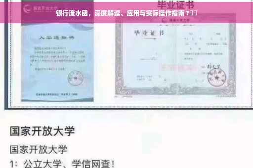 银行流水函，深度解读、应用与实际操作指南 ?⚡️