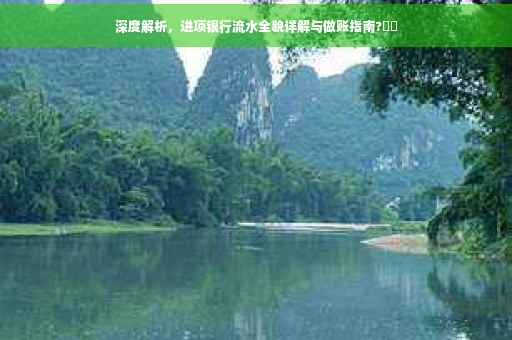 深度解析，进项银行流水全貌详解与做账指南?⚡️