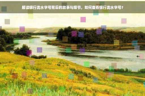 解读银行流水字号背后的故事与细节，如何查看银行流水字号？